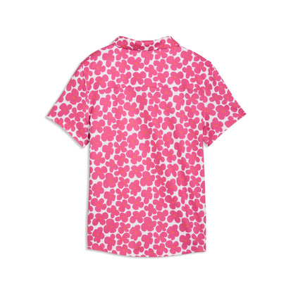 Girl's CLOUDSPUN Floral Golf Polo / Puma Golf Premium