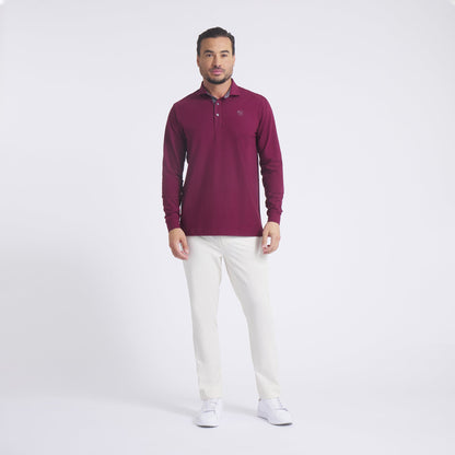 CLOUDSPUN Long Sleeve Midweight Golf Polo / Puma Golf Everyday