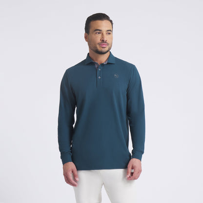 CLOUDSPUN Long Sleeve Midweight Golf Polo / Puma Golf Everyday