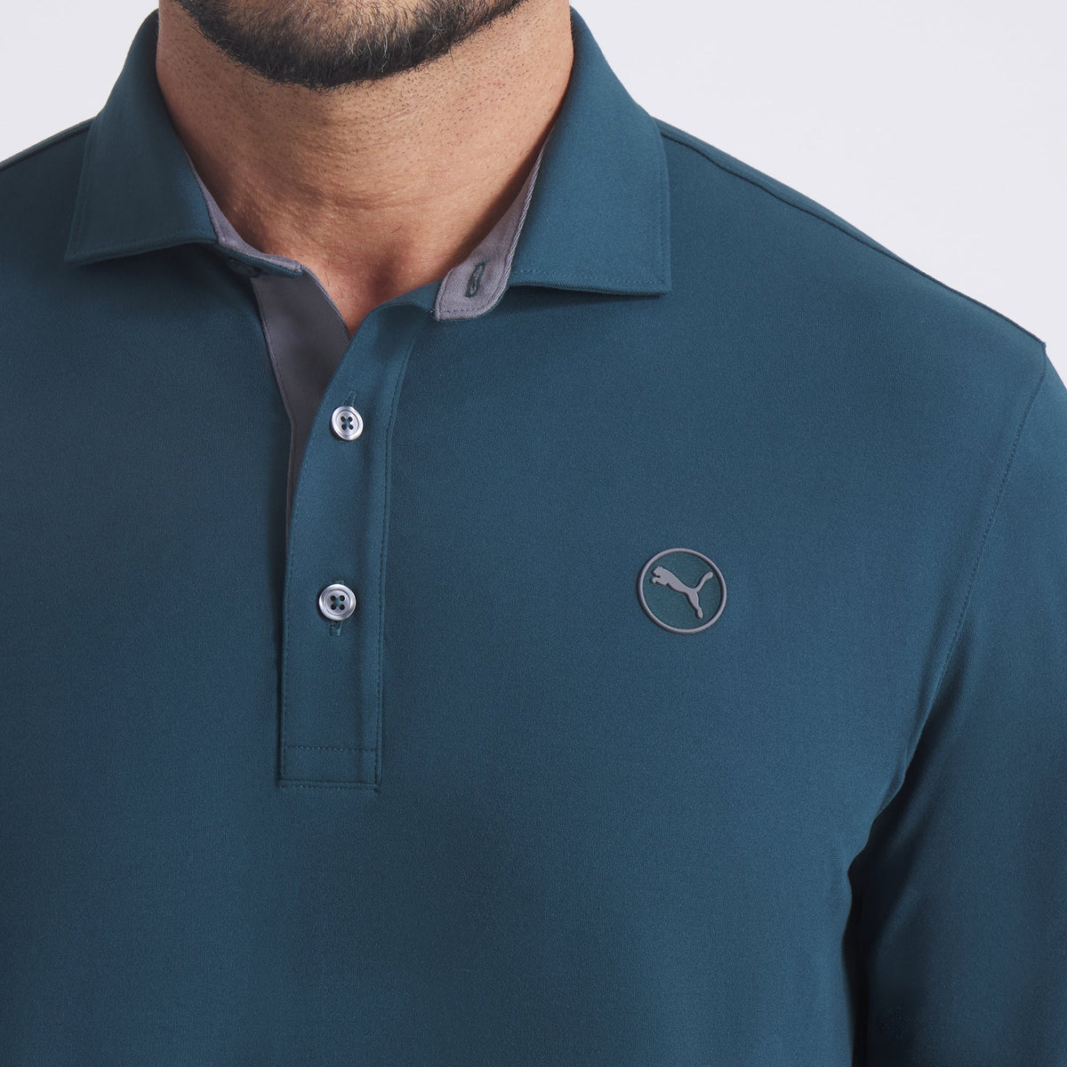 CLOUDSPUN Long Sleeve Midweight Golf Polo / Puma Golf Everyday