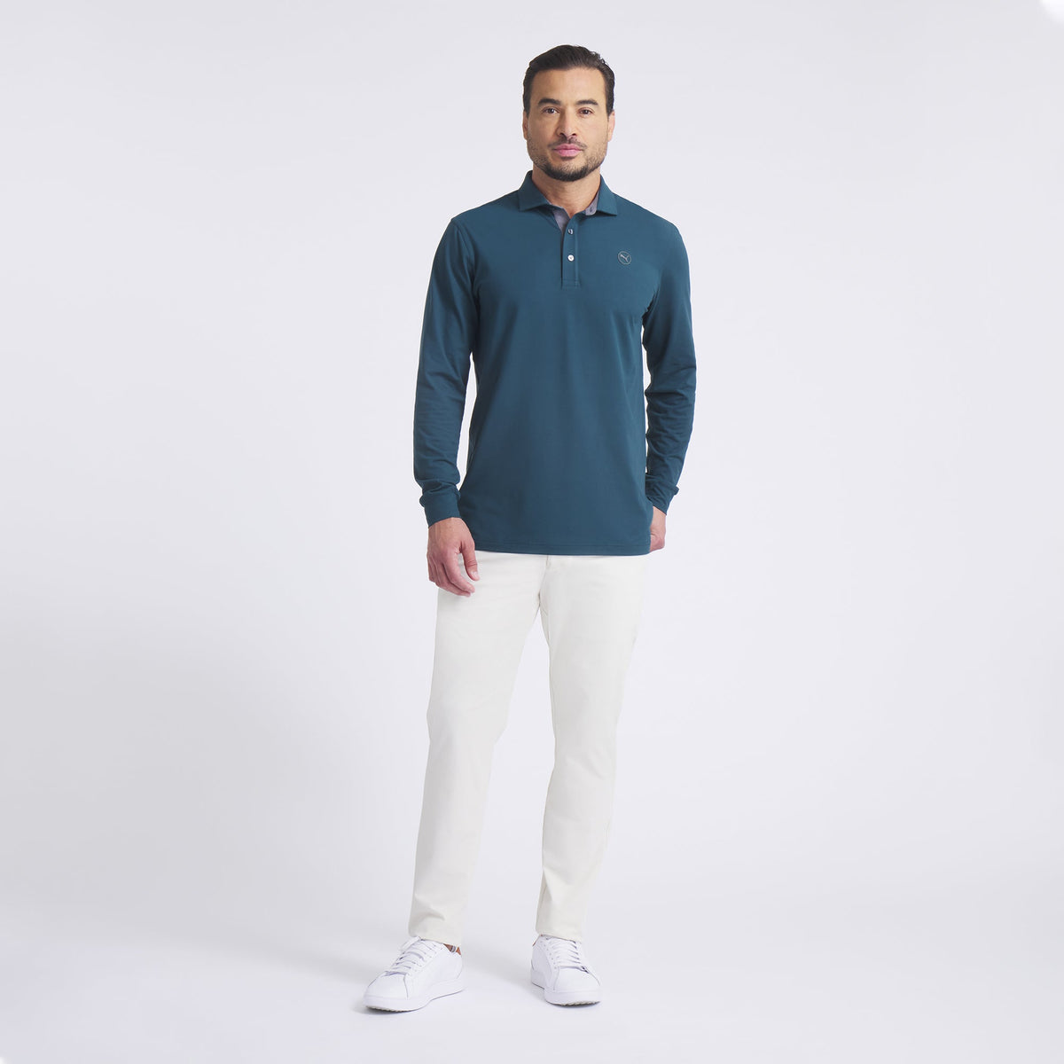 CLOUDSPUN Long Sleeve Midweight Golf Polo / Puma Golf Everyday