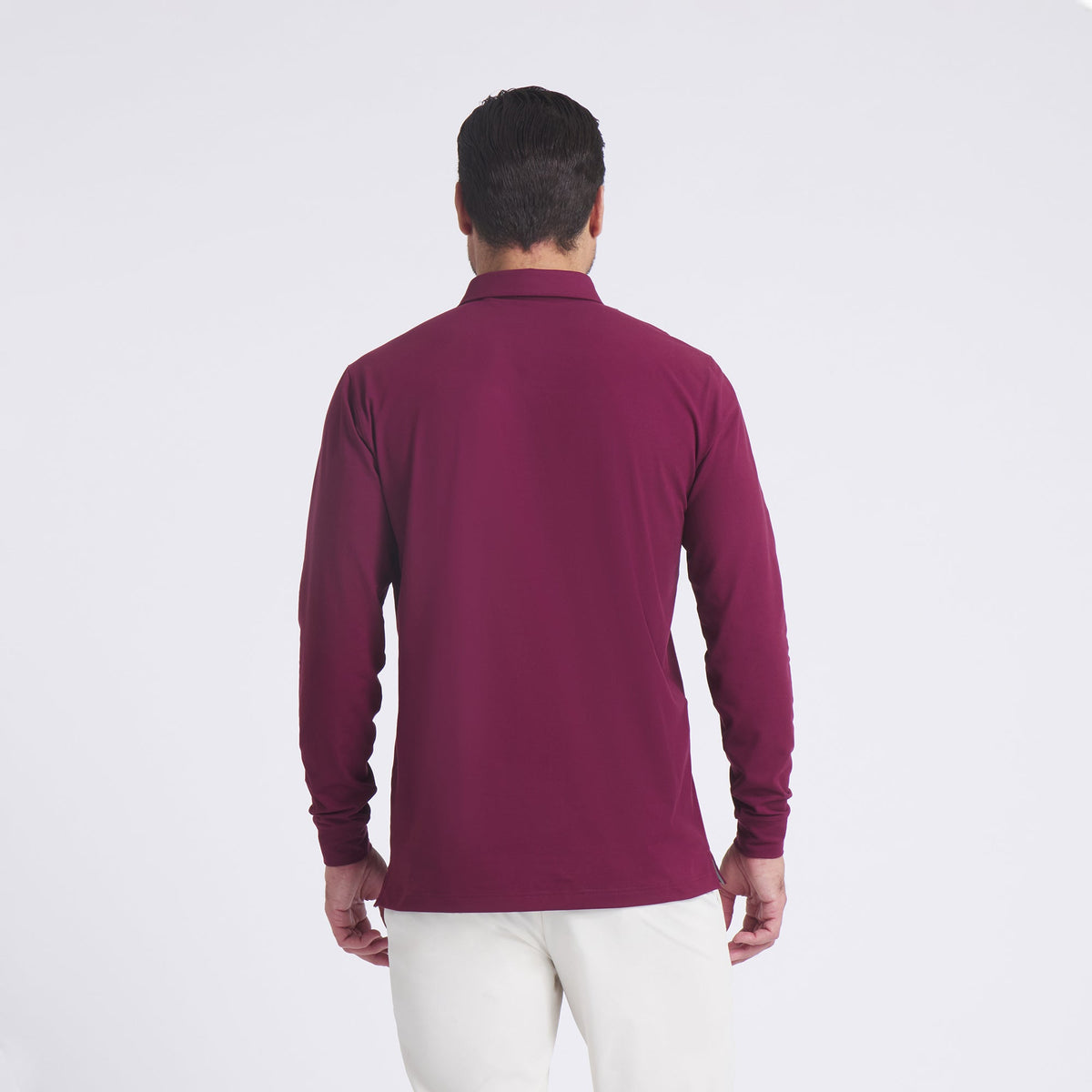 CLOUDSPUN Long Sleeve Midweight Golf Polo / Puma Golf Everyday